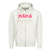 Oatmeal Heather mama Zipper Hoodie - JahusDesignShop
