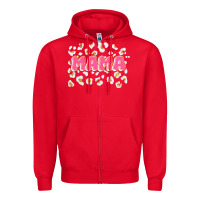 Red mama Zipper Hoodie - JahusDesignShop