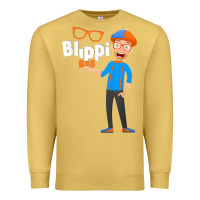 Antique Gold Kids Cartoon Blippis funny Premium Sweatshirt - maiPhamDesign