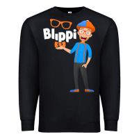 Black Kids Cartoon Blippis funny Premium Sweatshirt - maiPhamDesign