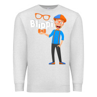 Oatmeal Heather Kids Cartoon Blippis funny Premium Sweatshirt - maiPhamDesign