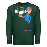 Sports Green Kids Cartoon Blippis funny Premium Sweatshirt - maiPhamDesign