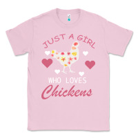 Bubblegum Pink Just A Girl Who Love Chickens Classic Tee - Bettercallsaul