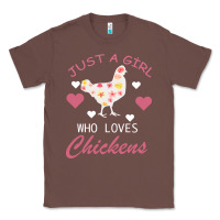 Chestnut Just A Girl Who Love Chickens Classic Tee - Bettercallsaul