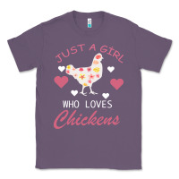 Lavender Just A Girl Who Love Chickens Classic Tee - Bettercallsaul