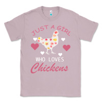 Lilac Just A Girl Who Love Chickens Classic Tee - Bettercallsaul