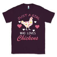Plum Just A Girl Who Love Chickens Classic Tee - Bettercallsaul