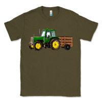 Army Green farm tractor Classic Tee - RanaPortraitStore