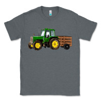 Charcoal Heather farm tractor Classic Tee - RanaPortraitStore