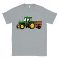 Heather Grey farm tractor Classic Tee - RanaPortraitStore