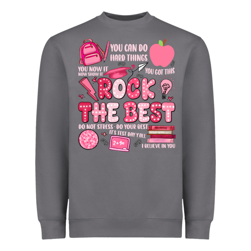 Rock The Best Heavyweight Sweatshirt by JahusDesignShop | Teevron