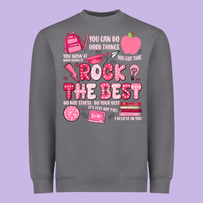 Rock The Best Heavyweight Sweatshirt Designed By Jahusdesignshop