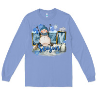 Colony Blue Cozy Season Long Sleeve Tee - FaDigitalArtStudio