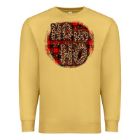 Antique Gold ho ho ho wood slice ornament Premium Sweatshirt - JahusDesignShop