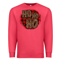 Cardinal ho ho ho wood slice ornament Premium Sweatshirt - JahusDesignShop