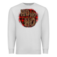 Dove Grey ho ho ho wood slice ornament Premium Sweatshirt - JahusDesignShop