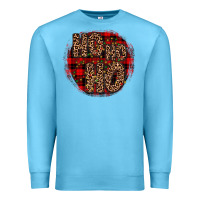 Ocean Blue ho ho ho wood slice ornament Premium Sweatshirt - JahusDesignShop