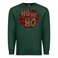 Sports Green ho ho ho wood slice ornament Premium Sweatshirt - JahusDesignShop