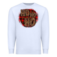 White ho ho ho wood slice ornament Premium Sweatshirt - JahusDesignShop