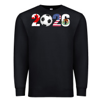 Black North America 2026 Football  Canada USA Mexico Soccer Premium Sweatshirt - maiPhamDesign