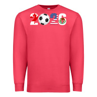 Cardinal North America 2026 Football  Canada USA Mexico Soccer Premium Sweatshirt - maiPhamDesign