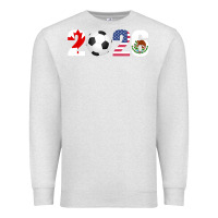 Oatmeal Heather North America 2026 Football  Canada USA Mexico Soccer Premium Sweatshirt - maiPhamDesign