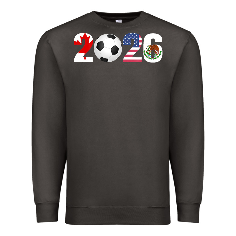 North America 2026 Football  Canada Usa Mexico Soccer Premium Sweatshirt by maiPhamDesign | Teevron