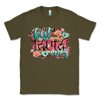 Army Green Best Mom ever Mother's Day Classic Tee - CowGirlArtShop