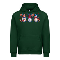 Forest Green 4th of july gnomes libbey glass Urban Hoodie - RanaPortraitStore