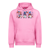 Fuchsia Pink 4th of july gnomes libbey glass Urban Hoodie - RanaPortraitStore