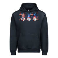 Navy 4th of july gnomes libbey glass Urban Hoodie - RanaPortraitStore