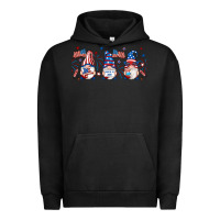Pigment Black 4th of july gnomes libbey glass Urban Hoodie - RanaPortraitStore