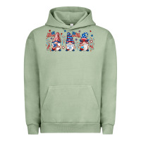 Pigment Oil Green 4th of july gnomes libbey glass Urban Hoodie - RanaPortraitStore