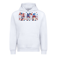 White 4th of july gnomes libbey glass Urban Hoodie - RanaPortraitStore