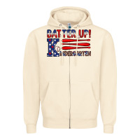 Sandshell patriotic baseball kindergarten theme Zipper Hoodie - JahusDesignShop