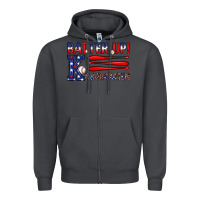 Smoke patriotic baseball kindergarten theme Zipper Hoodie - JahusDesignShop