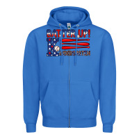 True Royal patriotic baseball kindergarten theme Zipper Hoodie - JahusDesignShop
