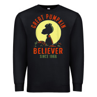 Black Peanuts, Great Pumpkin Believer Since 1966 Halloween Premium Sweatshirt - maiPhamDesign