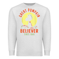 Oatmeal Heather Peanuts, Great Pumpkin Believer Since 1966 Halloween Premium Sweatshirt - maiPhamDesign