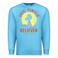 Ocean Blue Peanuts, Great Pumpkin Believer Since 1966 Halloween Premium Sweatshirt - maiPhamDesign