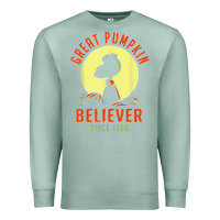 Seafoam Peanuts, Great Pumpkin Believer Since 1966 Halloween Premium Sweatshirt - maiPhamDesign