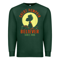 Sports Green Peanuts, Great Pumpkin Believer Since 1966 Halloween Premium Sweatshirt - maiPhamDesign