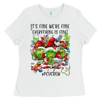 White a progressive care unit nurse or pcu nurse Ladies Tee - FaDigitalArtStudio