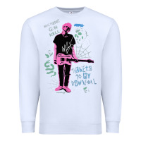 White MGK+Thing Premium Sweatshirt - maiPhamDesign