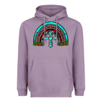 Lavender cross christmas rainbow Heavyweight Hoodie - JahusDesignShop