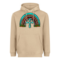 Mushroom cross christmas rainbow Heavyweight Hoodie - JahusDesignShop