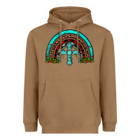 Toasted Coconut cross christmas rainbow Heavyweight Hoodie - JahusDesignShop