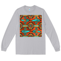 Moon Dust native american aztec seamless pattern 2 Long Sleeve Tee - BundleAndBundleShop