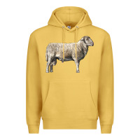 Antique Gold katahdin sheep Premium Hoodie - LillyAllenDesigns