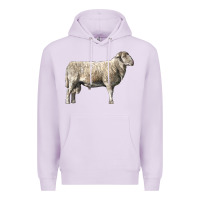 Lilac katahdin sheep Premium Hoodie - LillyAllenDesigns